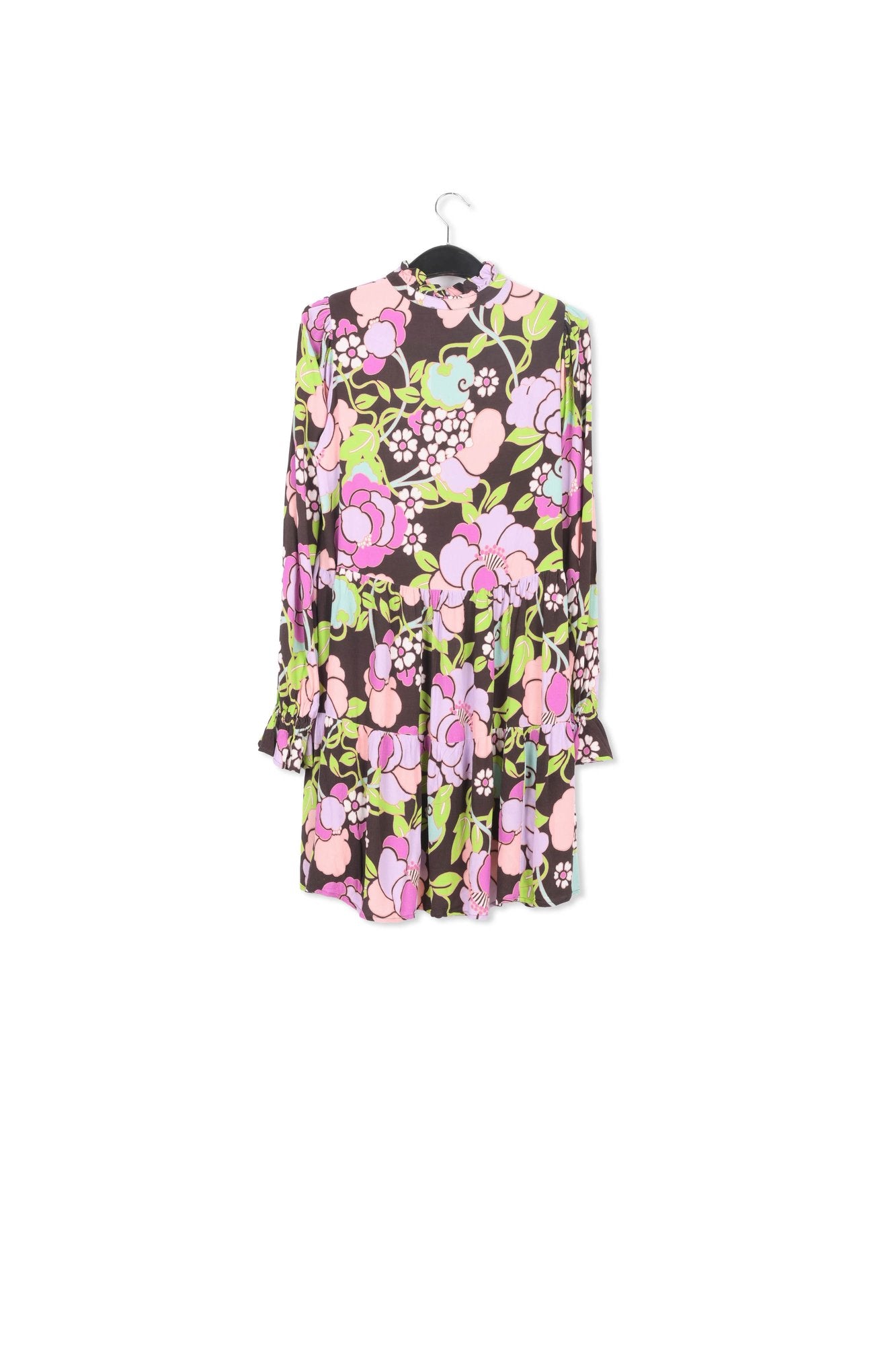 Mini robe noire à imprimé floral RE—SSENTIEL | Essentiel second hand