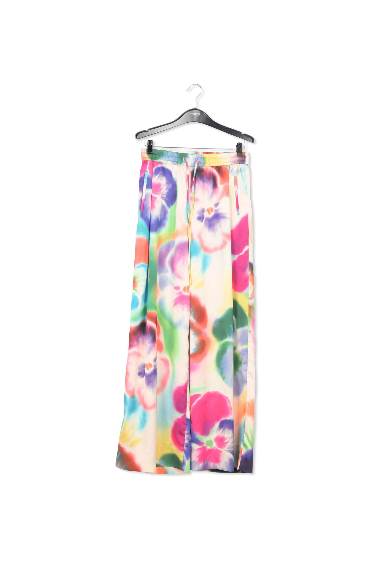 Multicolor floral print wide-leg pants RE—SSENTIEL | Essentiel second hand