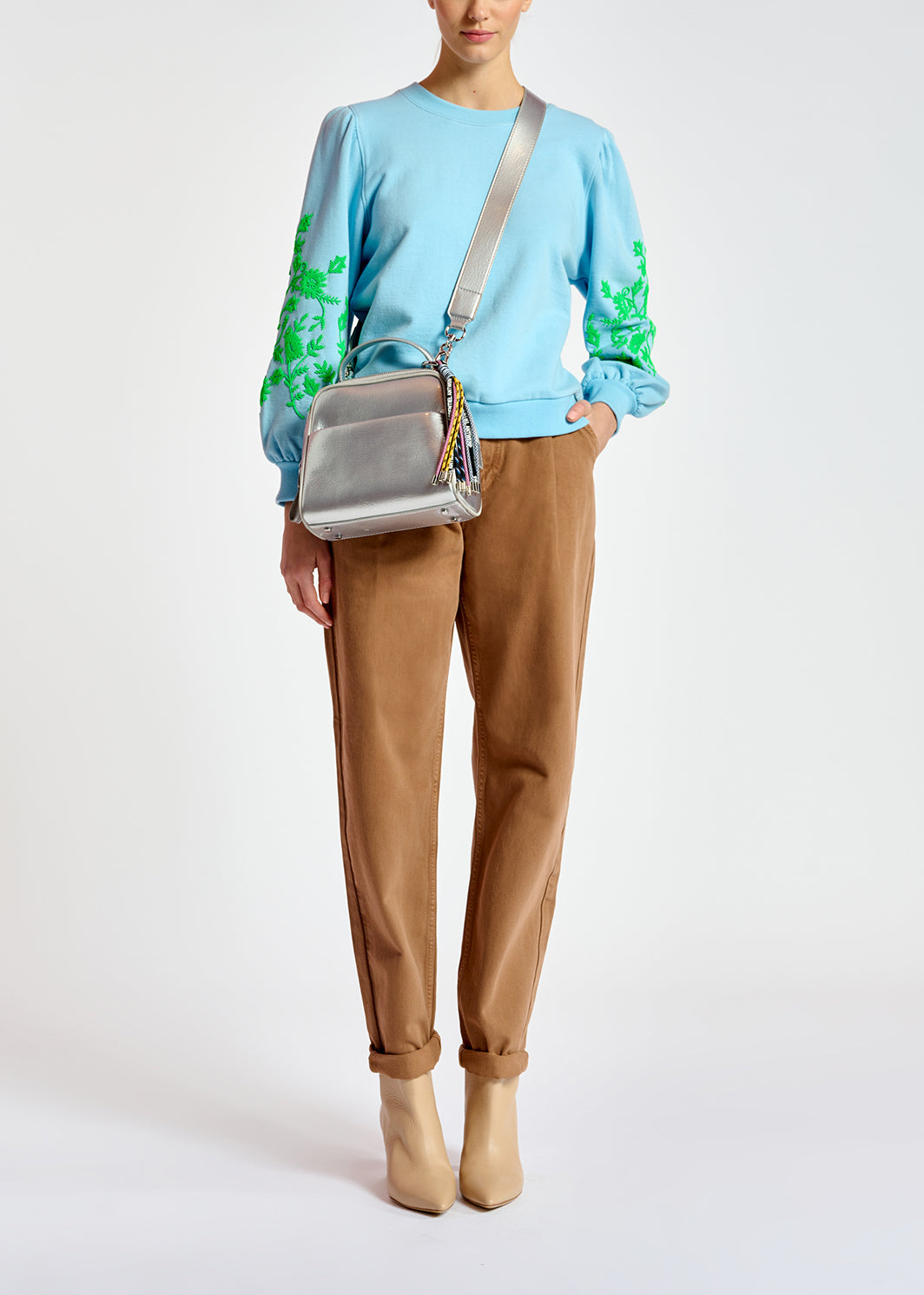 Brown denim boyfriend jeans RE—SSENTIEL | Essentiel second hand