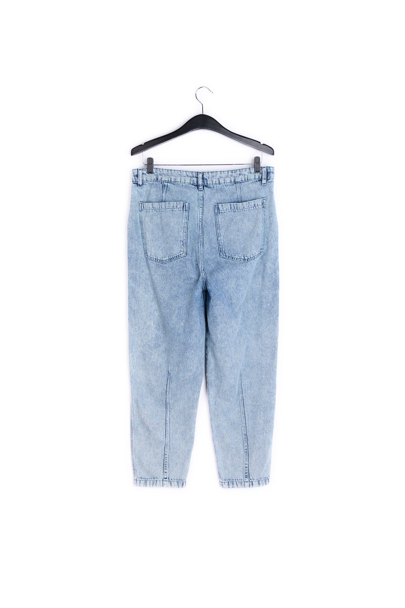 Retro wash cropped blue jeans RE—SSENTIEL | Essentiel second hand