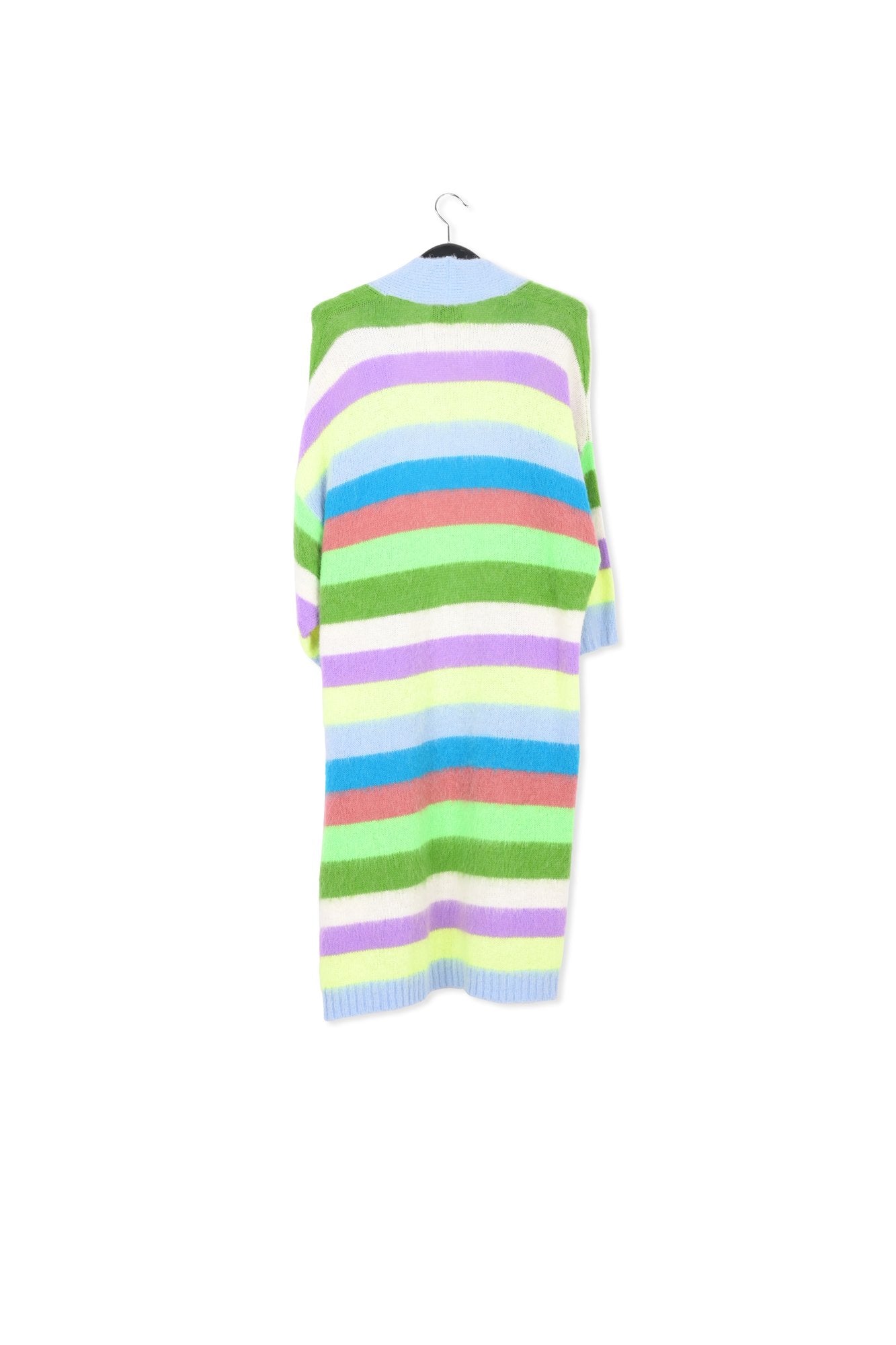 Cardigan mi-long à  rayures multicolores RE—SSENTIEL | Essentiel second hand