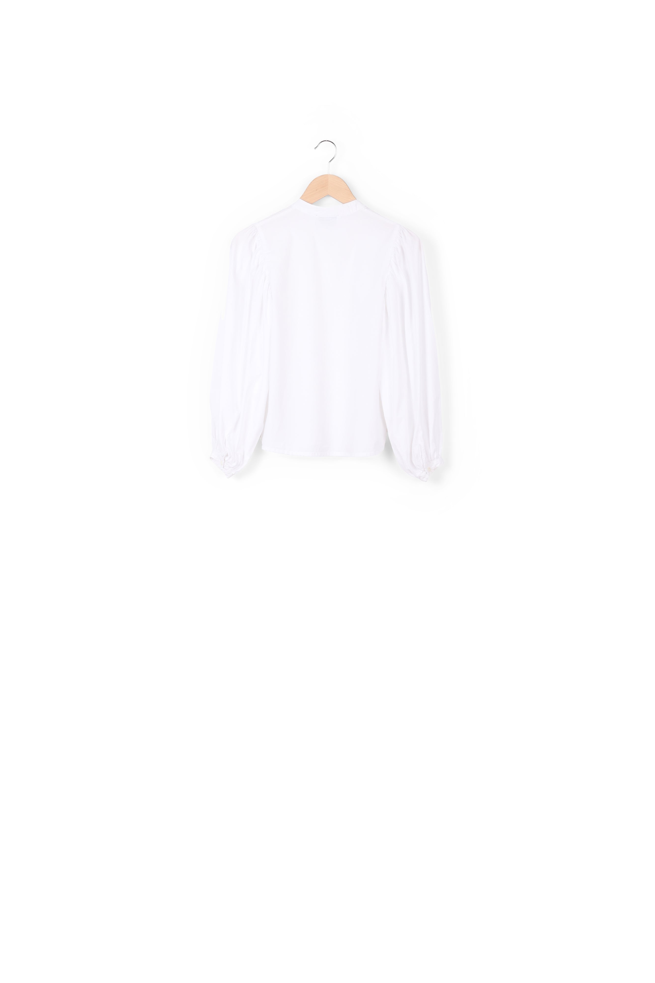 White cotton blouse RE—SSENTIEL | Essentiel second hand