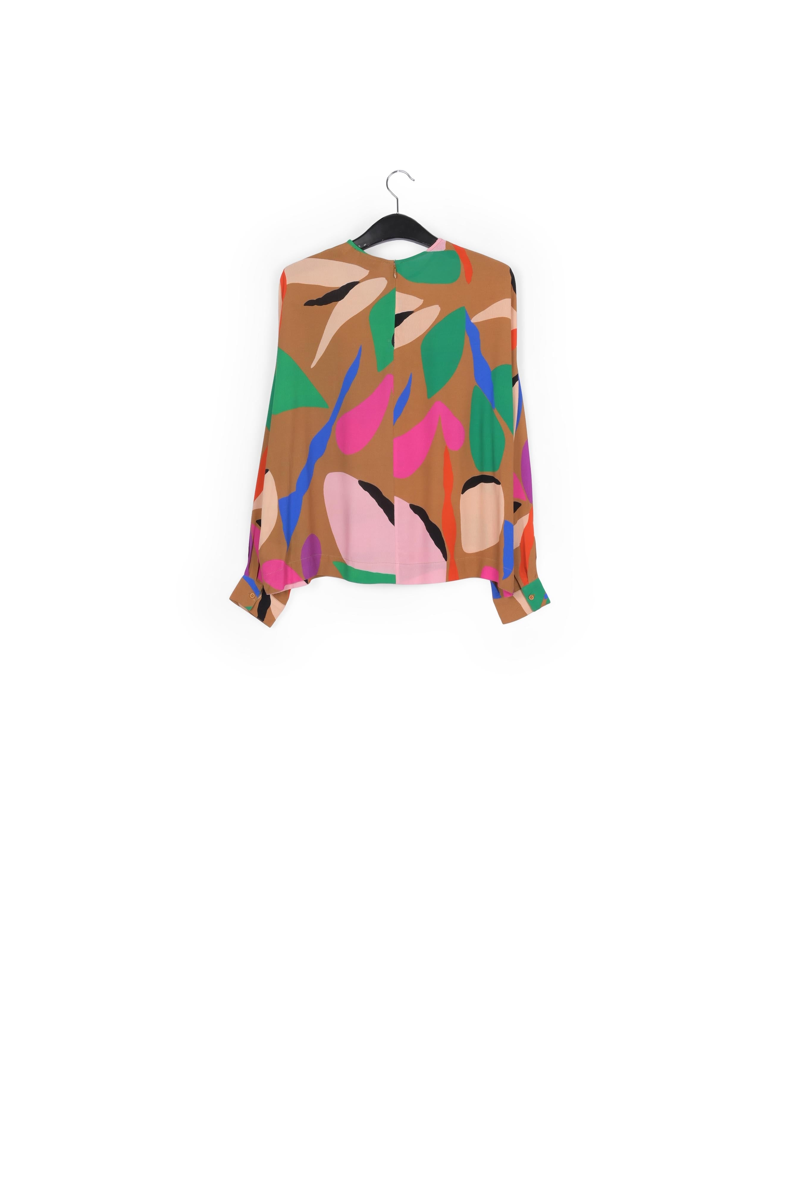 Camel graphic-print top RE—SSENTIEL | Essentiel second hand