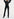 Black high neck top with bead embellishments Faume - seconde main