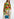 Multicolor cape-like top with paint stroke print Faume - seconde main