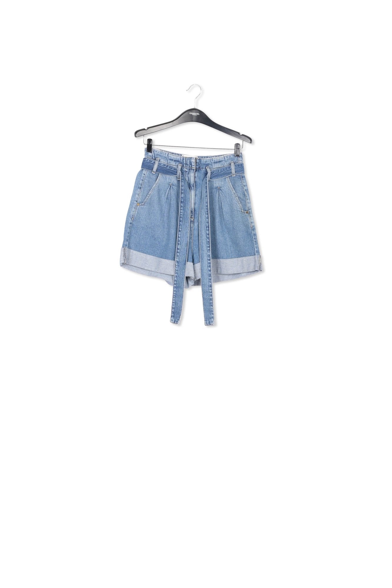 Dark blue denim shorts RE—SSENTIEL | Essentiel second hand