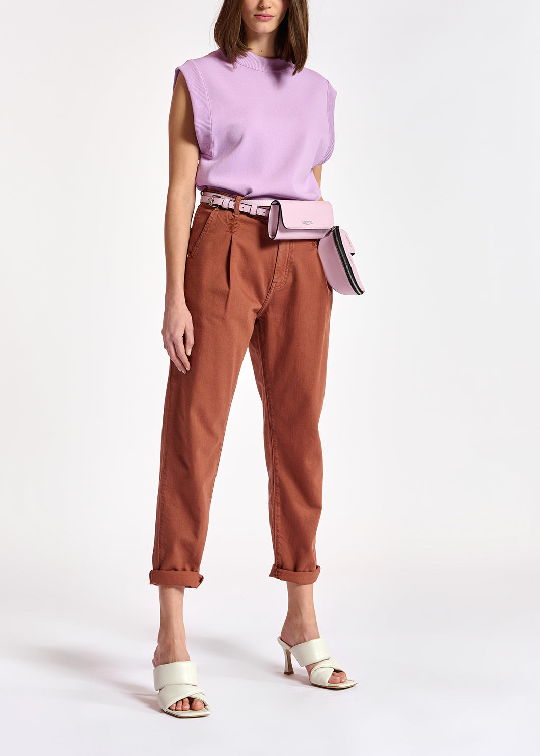 Brown denim boyfriend jeans RE—SSENTIEL | Essentiel second hand