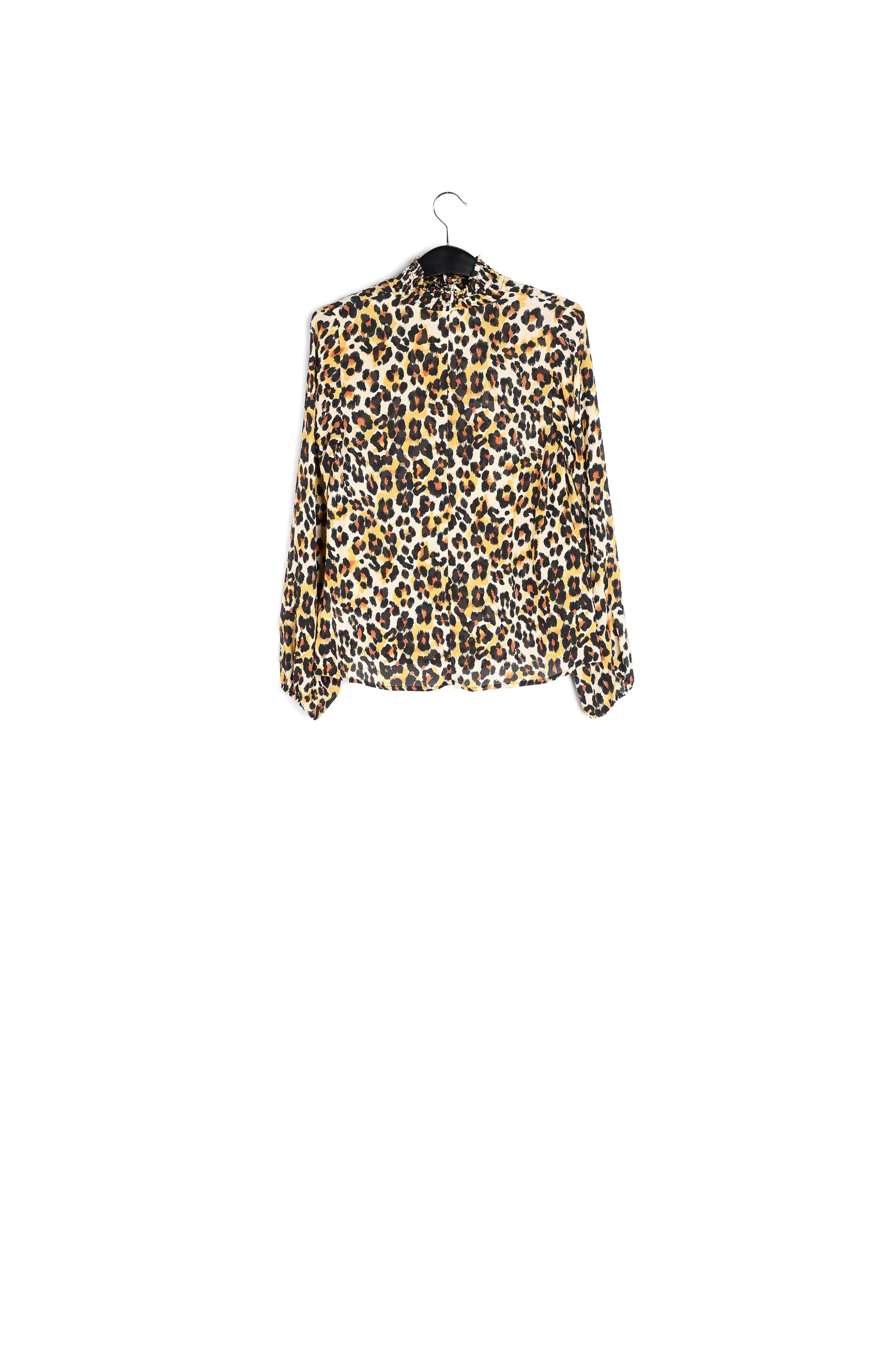 Wijde top met luipaardprint RE—SSENTIEL | Essentiel second hand