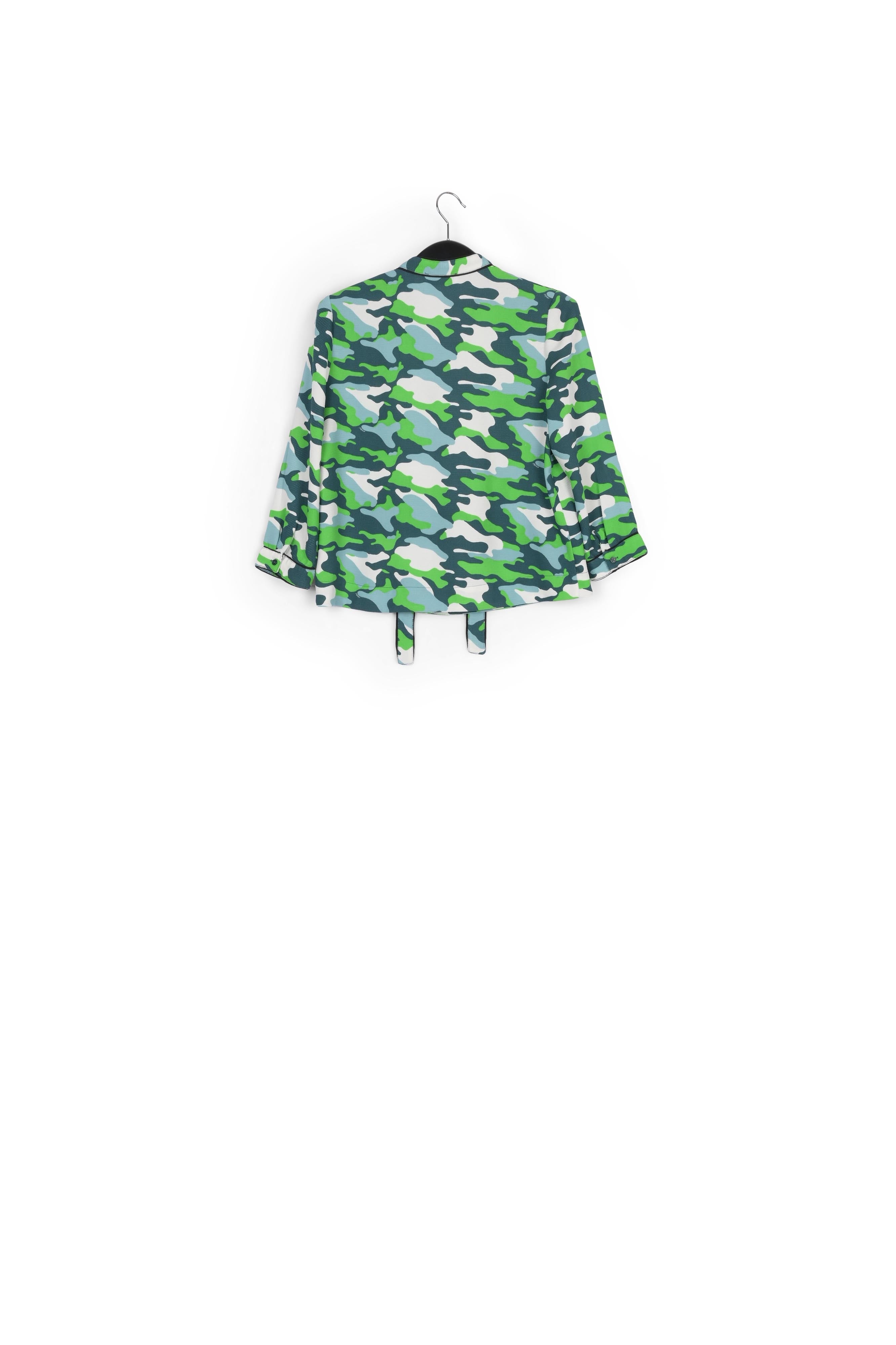 Crêpe blouse met strik RE—SSENTIEL | Essentiel second hand