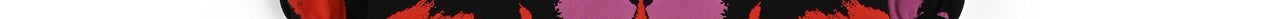 Black, red and fuchsia jacquard-knit cardigan Faume - seconde main