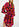 Maxi-jurk met zwarte, oranje en paarse abstracte print Faume - seconde main