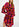 Robe maxi à imprimé abstrait noir, orange et pourpre Faume - seconde main