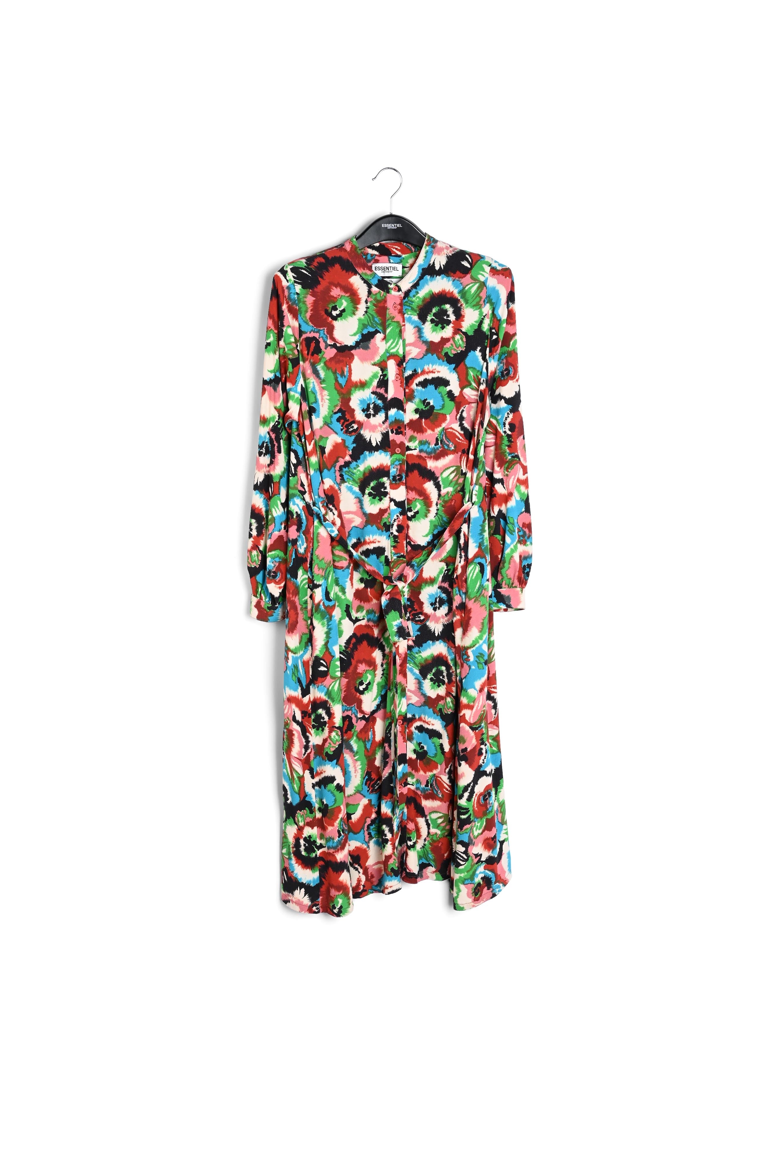 Robe chemise multicolore à imprimé fleuri RE—SSENTIEL | Essentiel second hand