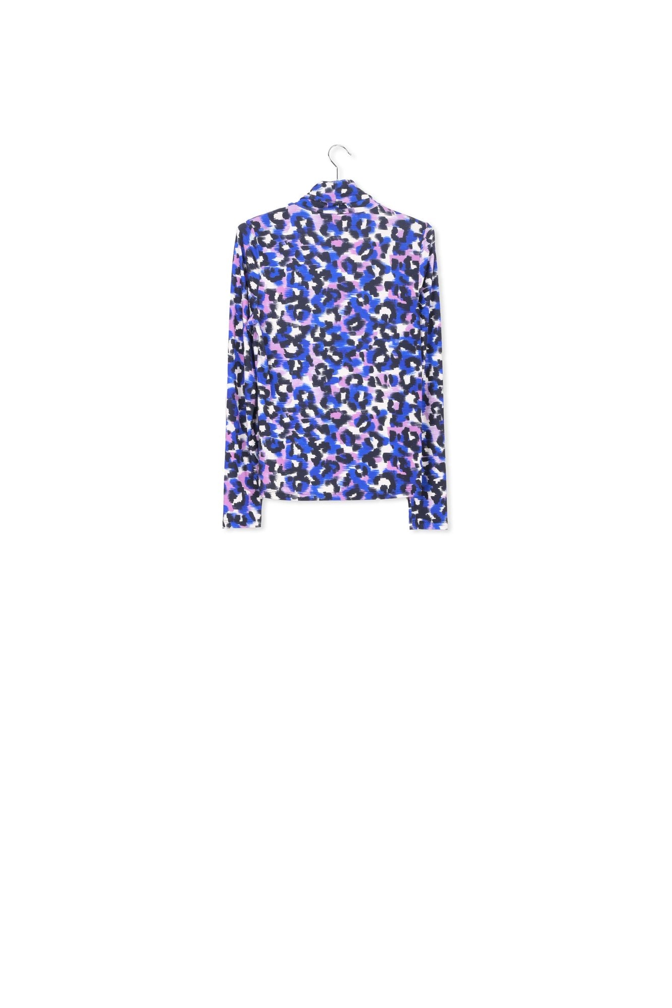 Leopard print turtleneck top RE—SSENTIEL | Essentiel second hand