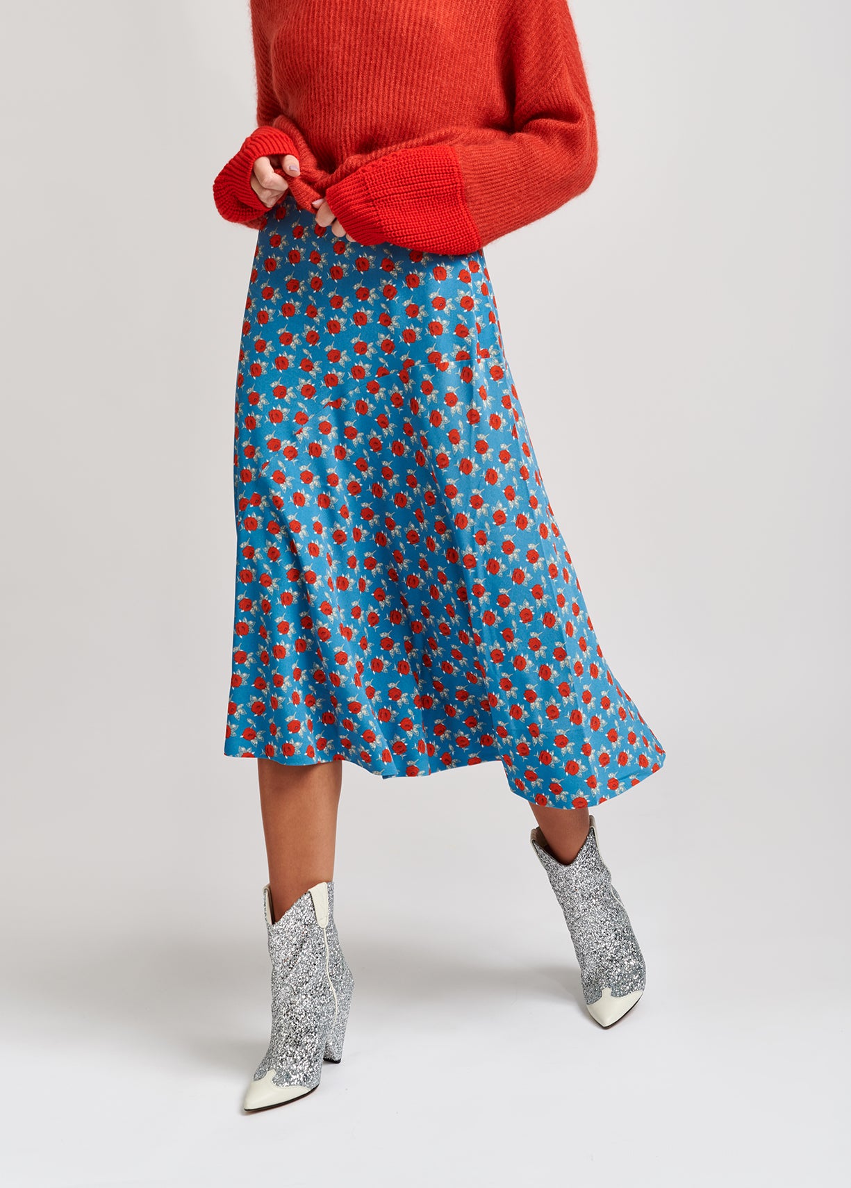 Wide midi skirt RE—SSENTIEL | Essentiel second hand