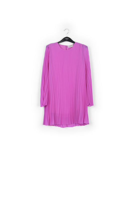 Lilac plissé mini dress RE—SSENTIEL | Essentiel second hand