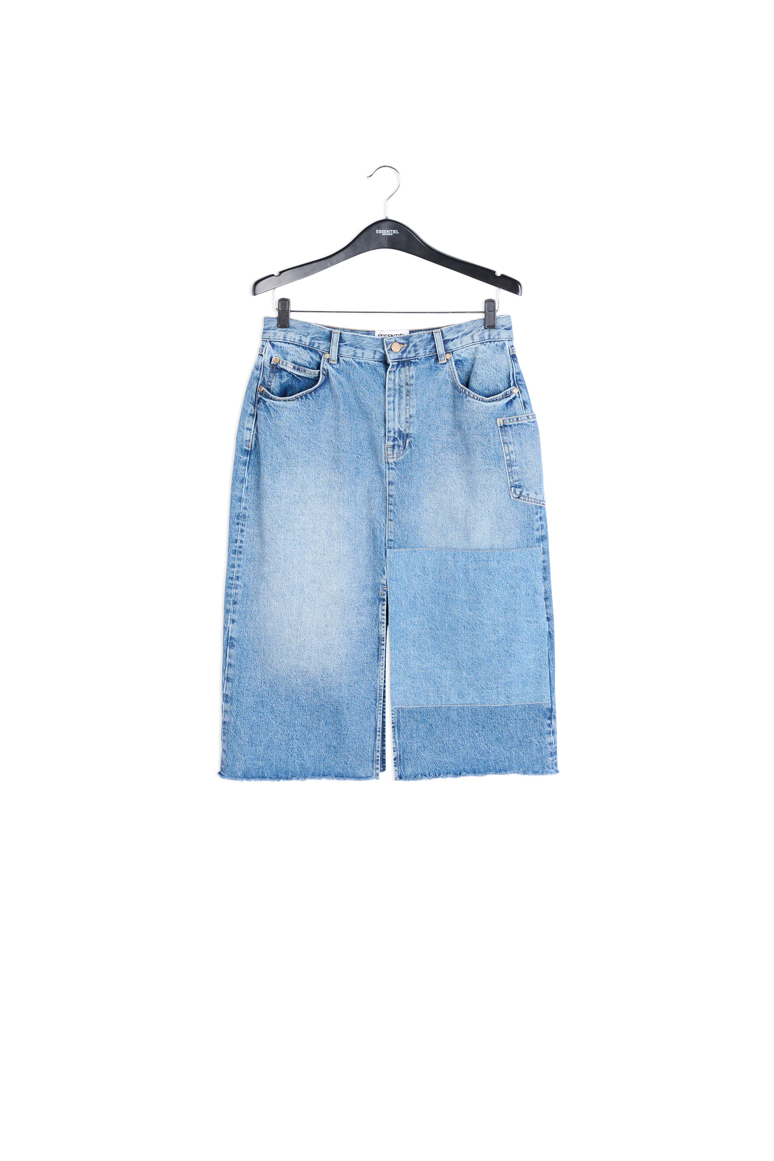Zimpala blue denim skirt RE—SSENTIEL | Essentiel second hand