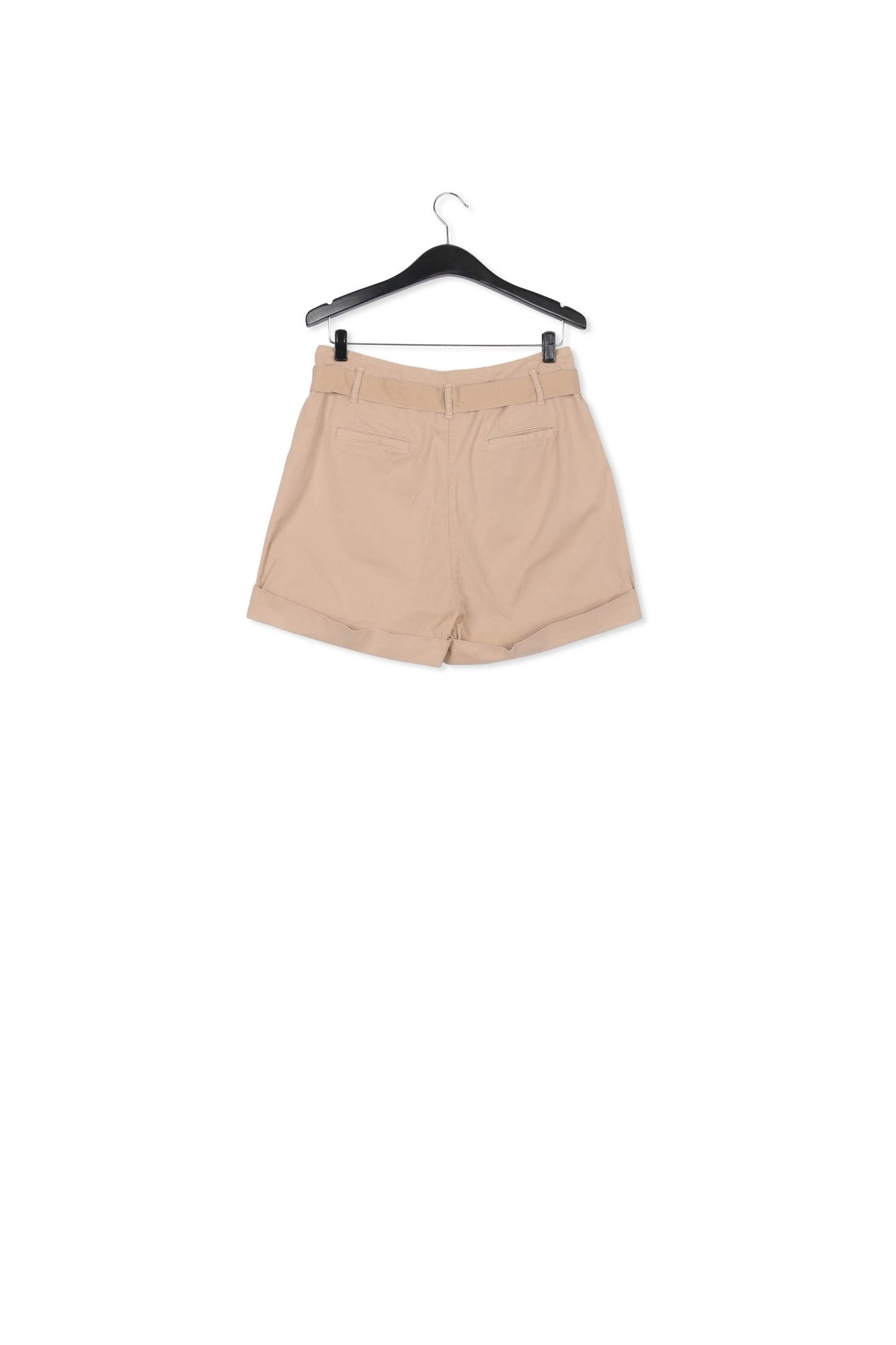 Beige high-waisted shorts RE—SSENTIEL | Essentiel second hand