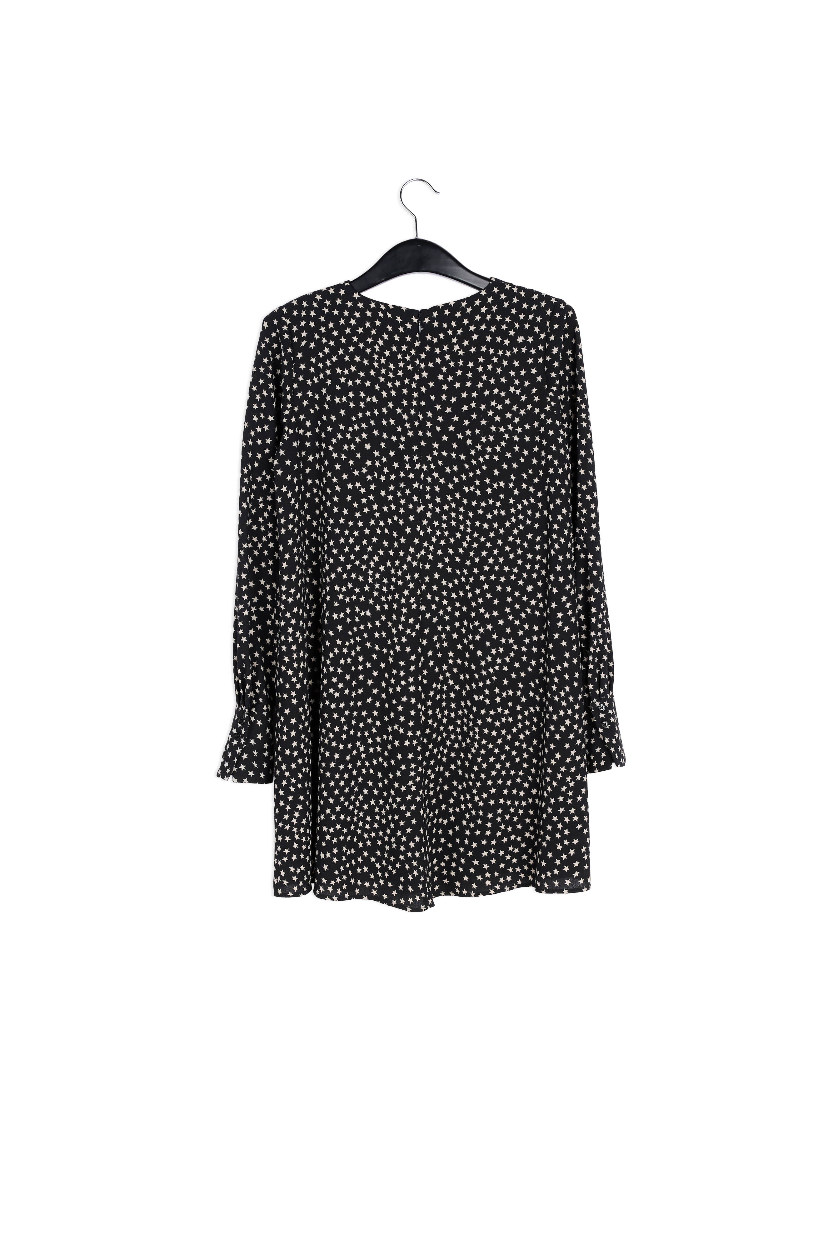 Black star print dress  RE—SSENTIEL | Essentiel second hand