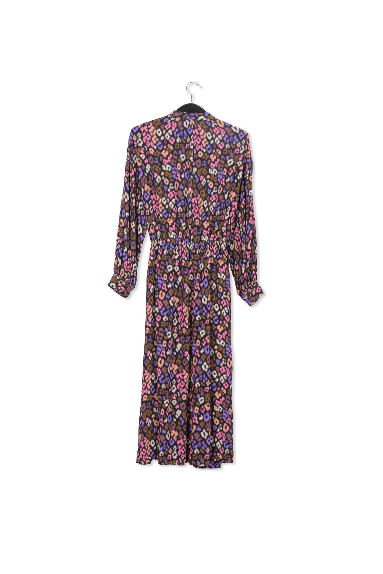 Multicolor leopard print midi-length dress RE—SSENTIEL | Essentiel second hand