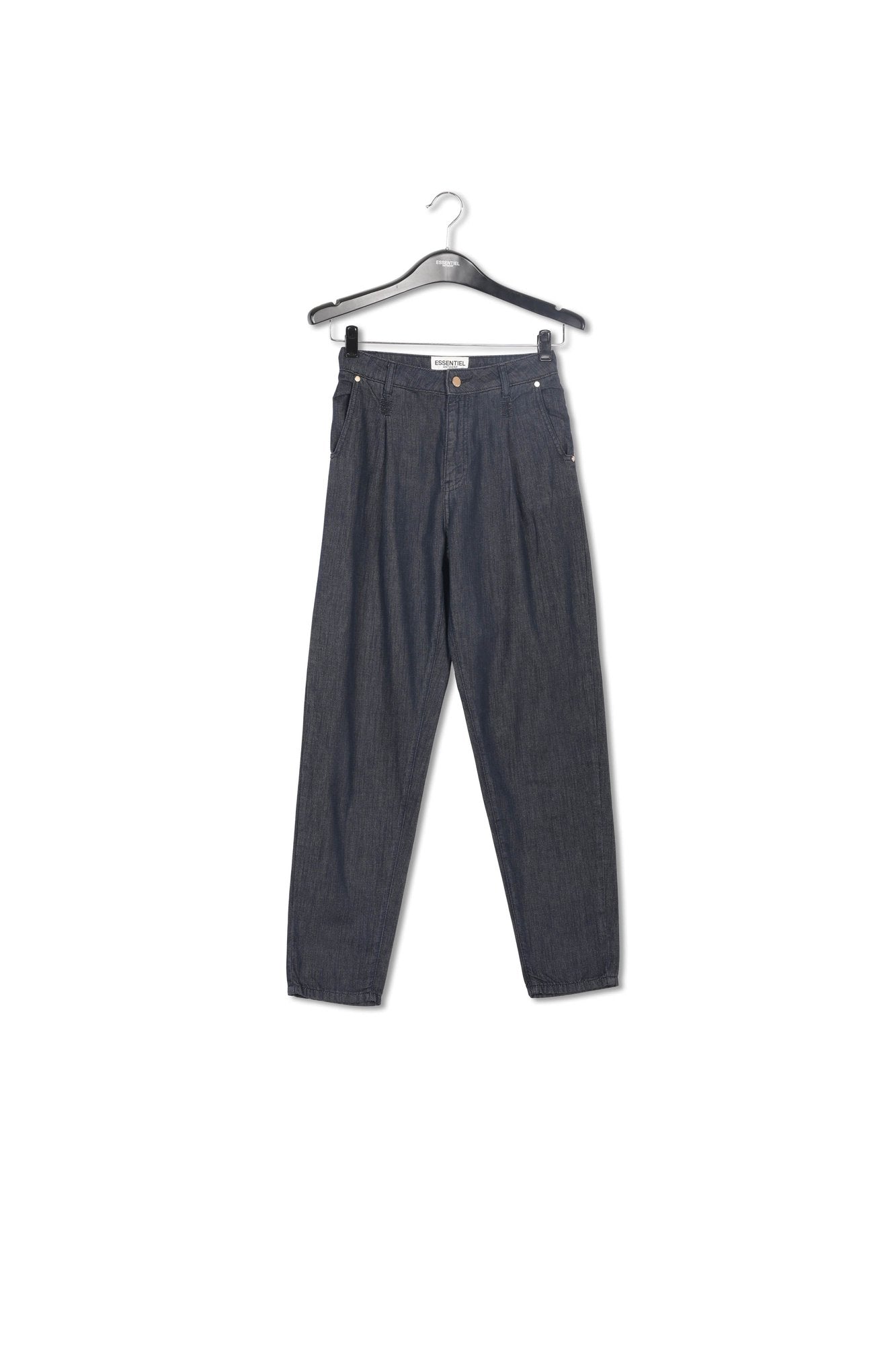 Dark blue loose-fit denim pants RE—SSENTIEL | Essentiel second hand