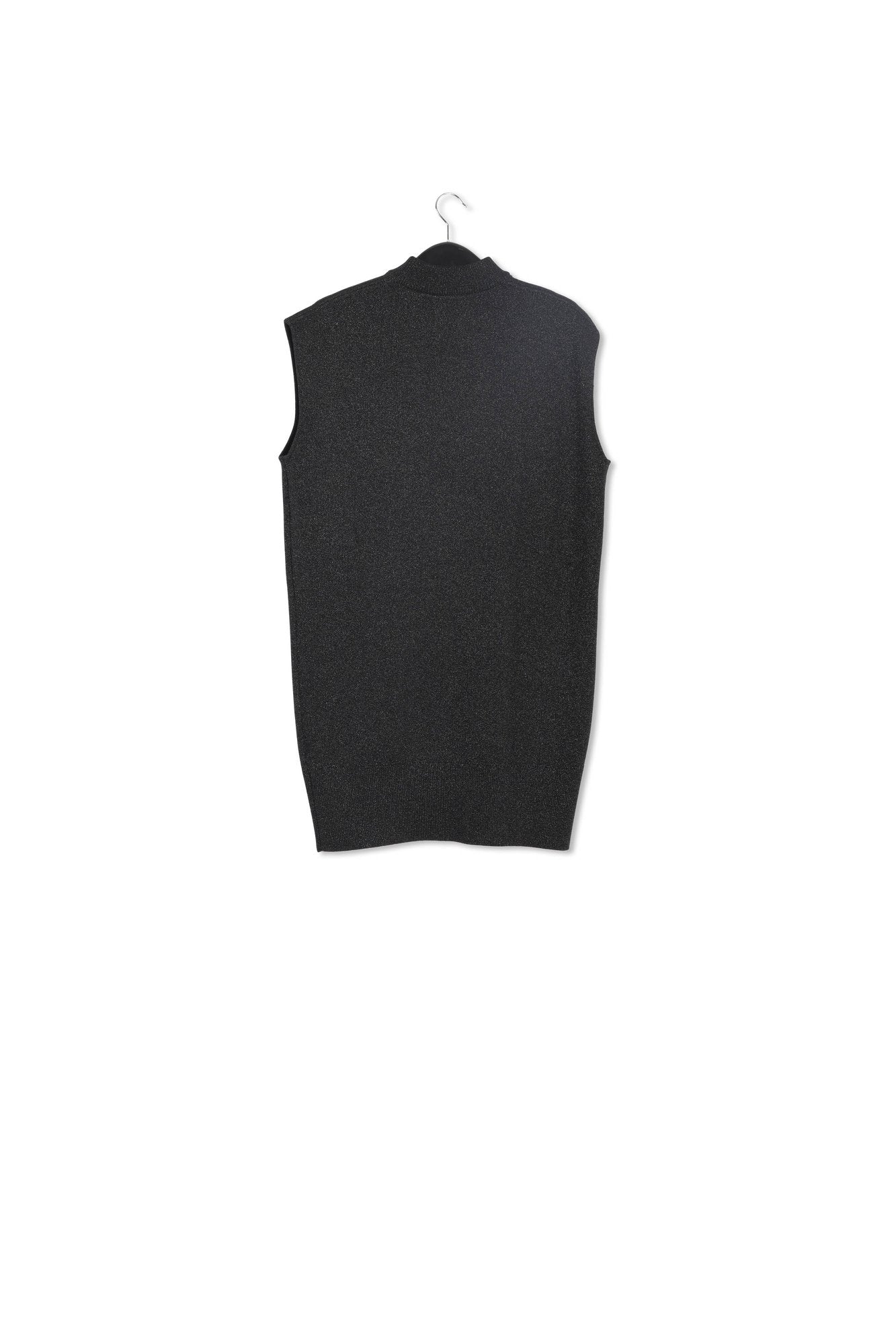 Black lurex knitted dress RE—SSENTIEL | Essentiel second hand