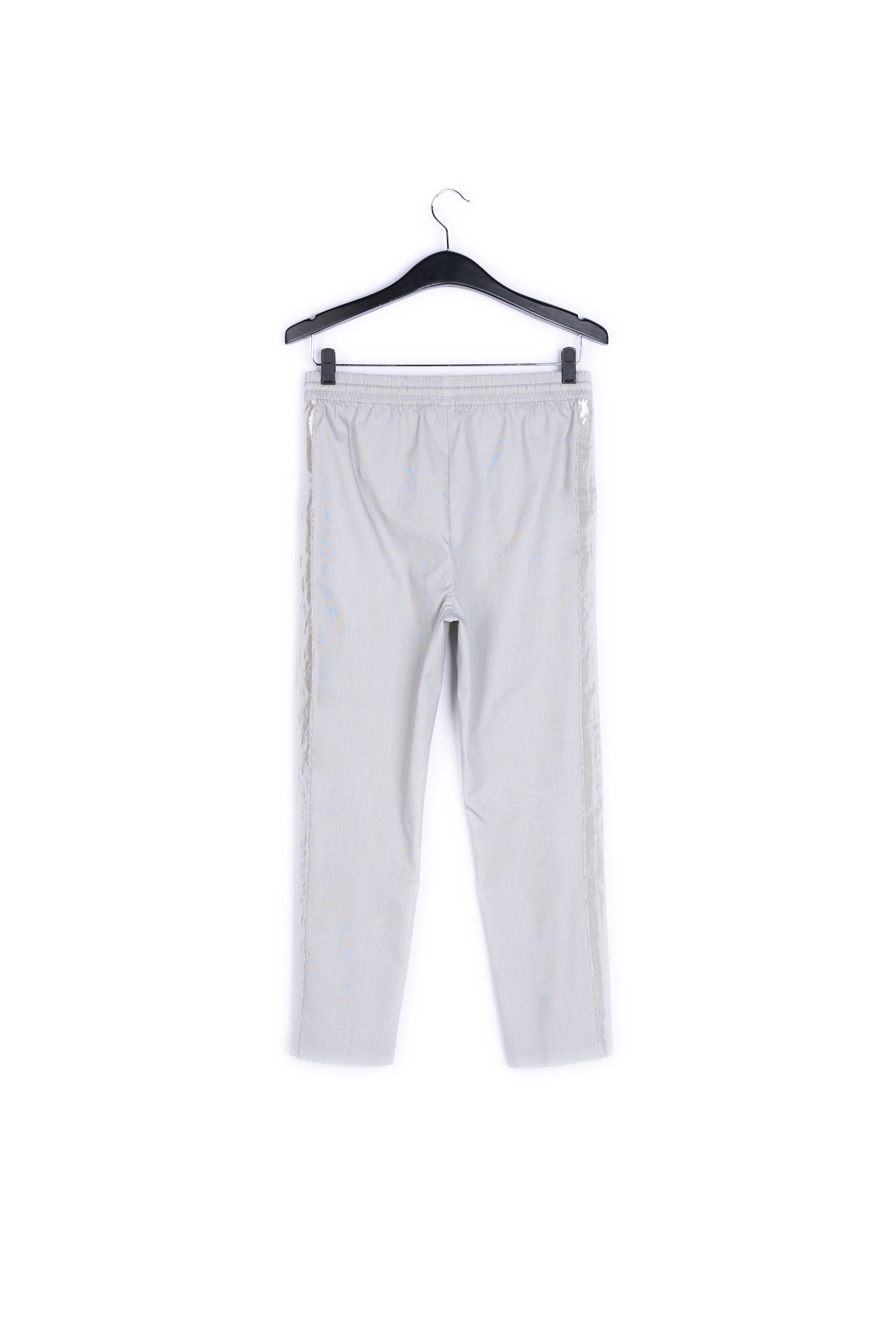 Pantalon à carreaux gris et blanc cassé RE—SSENTIEL | Essentiel second hand