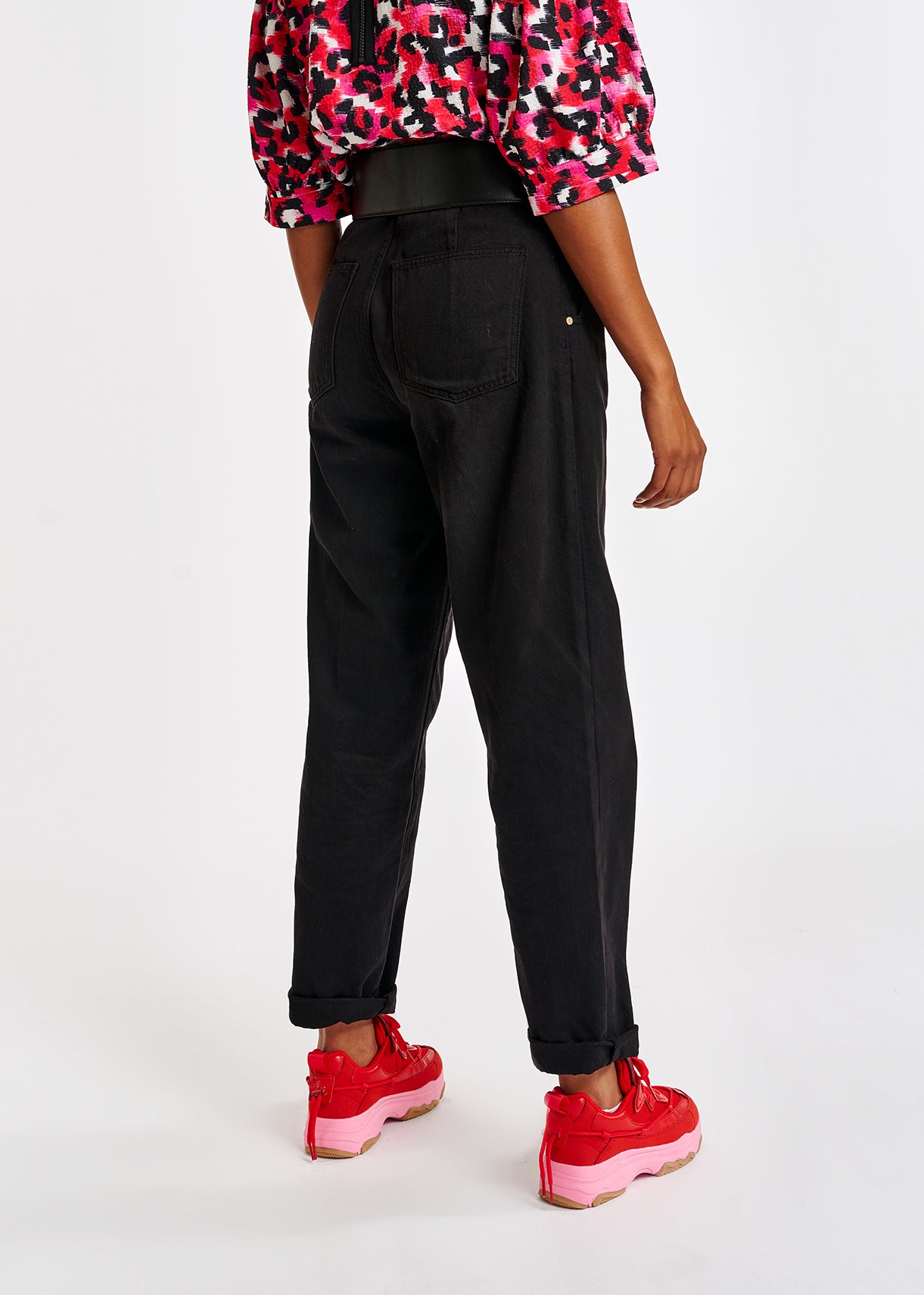 Black denim boyfriend jeans RE—SSENTIEL | Essentiel second hand