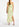 Ecru, pink and lime green floral print maxi-length slip dress Faume - seconde main