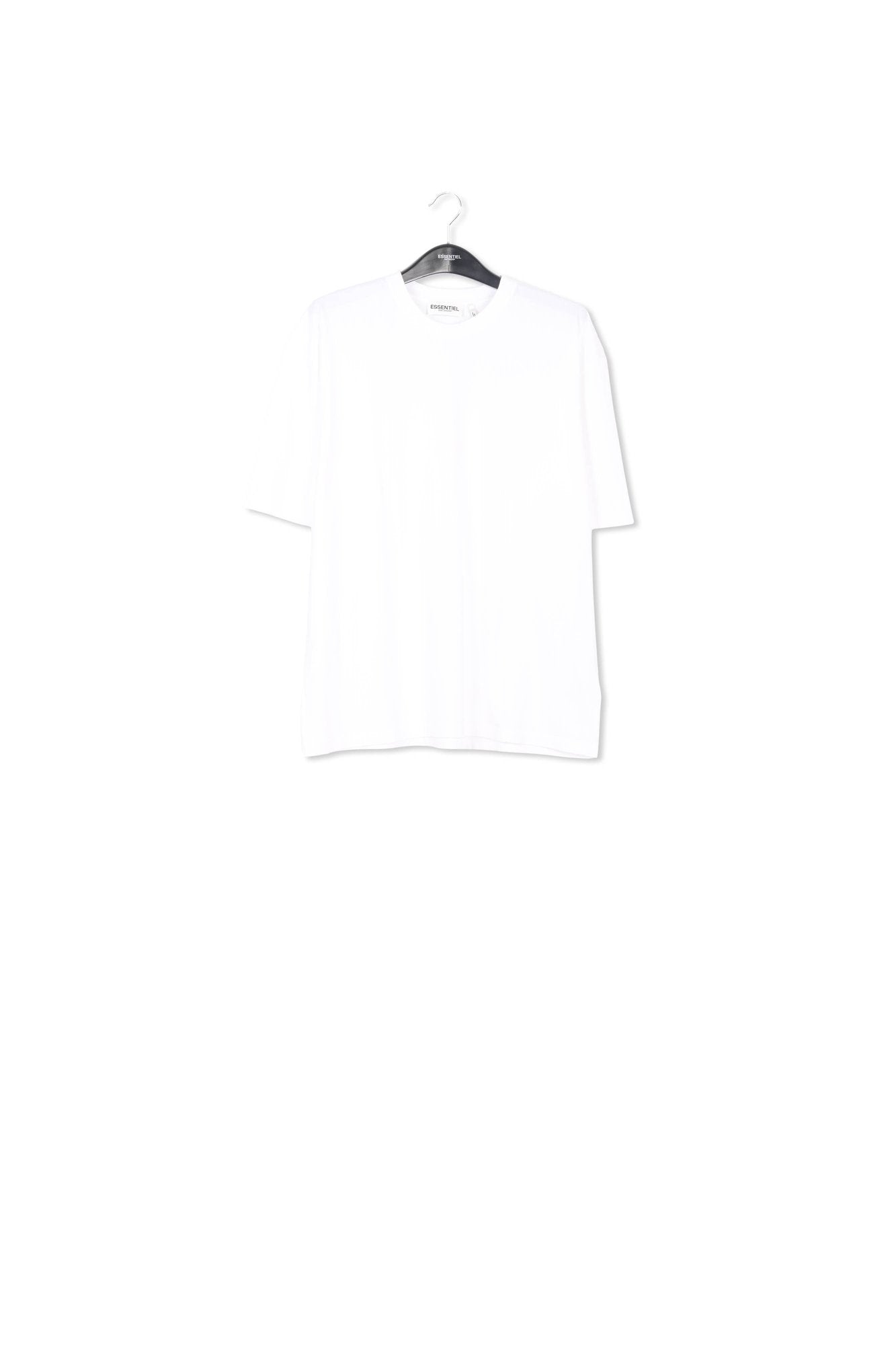 Off-white oversized organic cotton t-shirt RE—SSENTIEL | Essentiel second hand