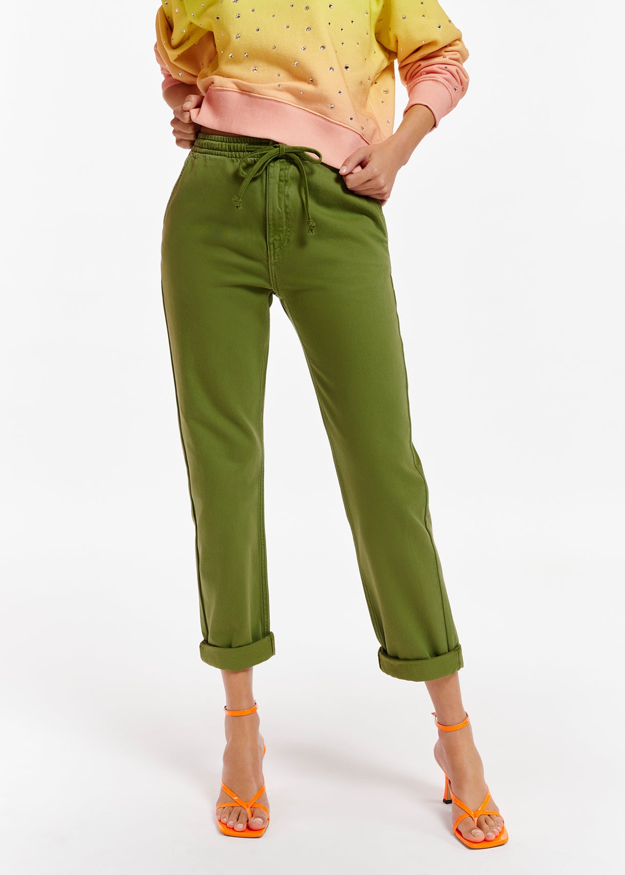 Kaki boyfriend jeans RE—SSENTIEL | Essentiel second hand