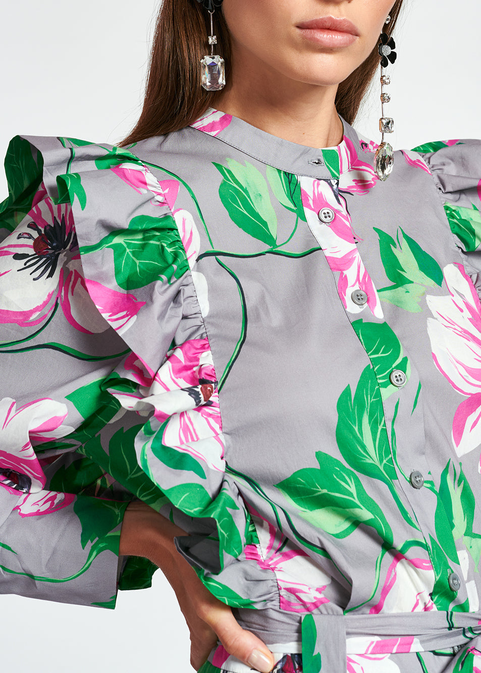 Ruggle sleeve jumpsuit RE—SSENTIEL | Essentiel second hand