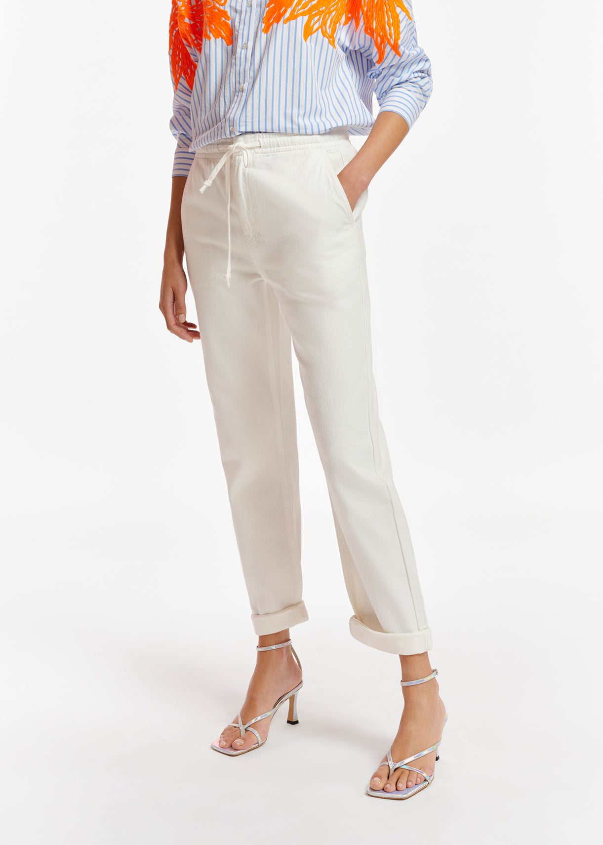 White boyfriend-fit jeans RE—SSENTIEL | Essentiel second hand