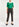 Groene trui met kraag met kant en parels Faume - seconde main