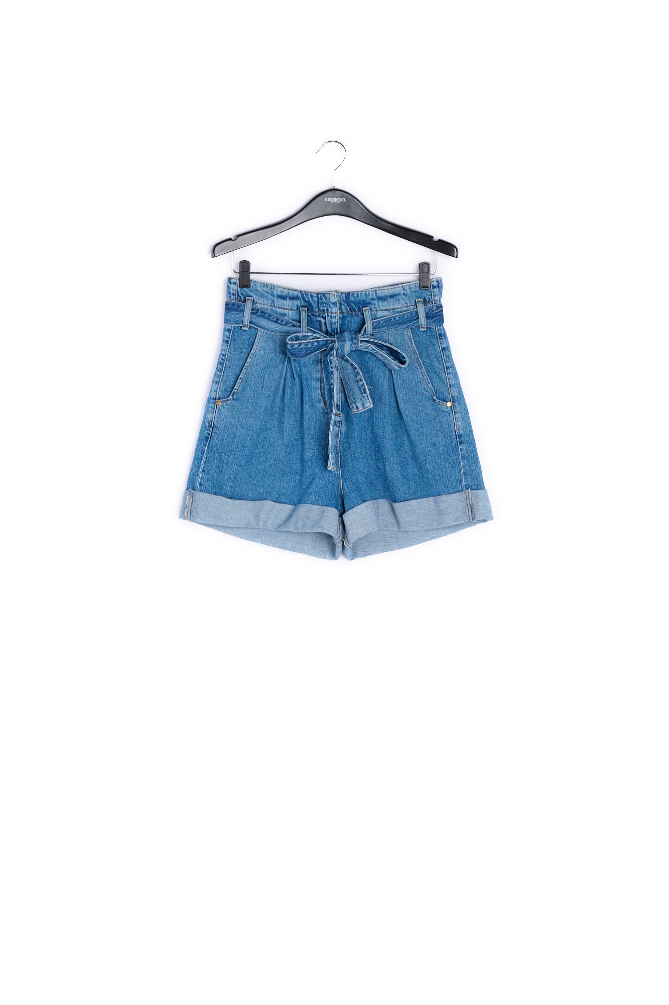 Dark blue denim shorts RE—SSENTIEL | Essentiel second hand