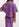 Purple lurex short-sleeved sweater Faume - seconde main