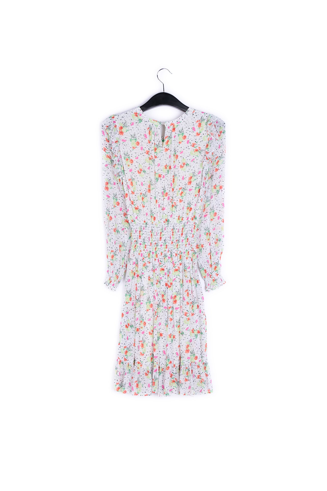 Robe midi blanc cassé à imprimé floral RE—SSENTIEL | Essentiel second hand