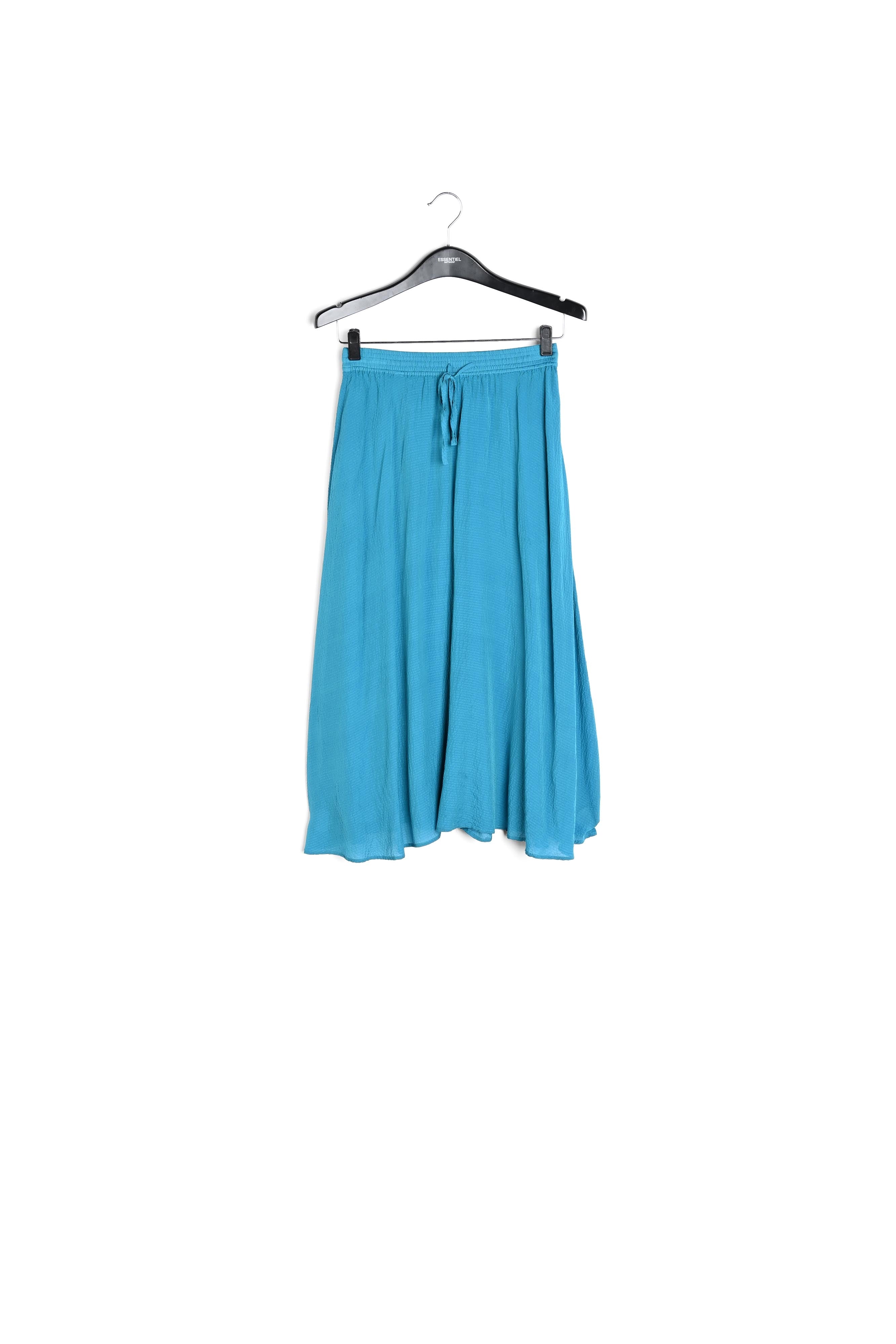 Jupe midi bleue RE—SSENTIEL | Essentiel second hand