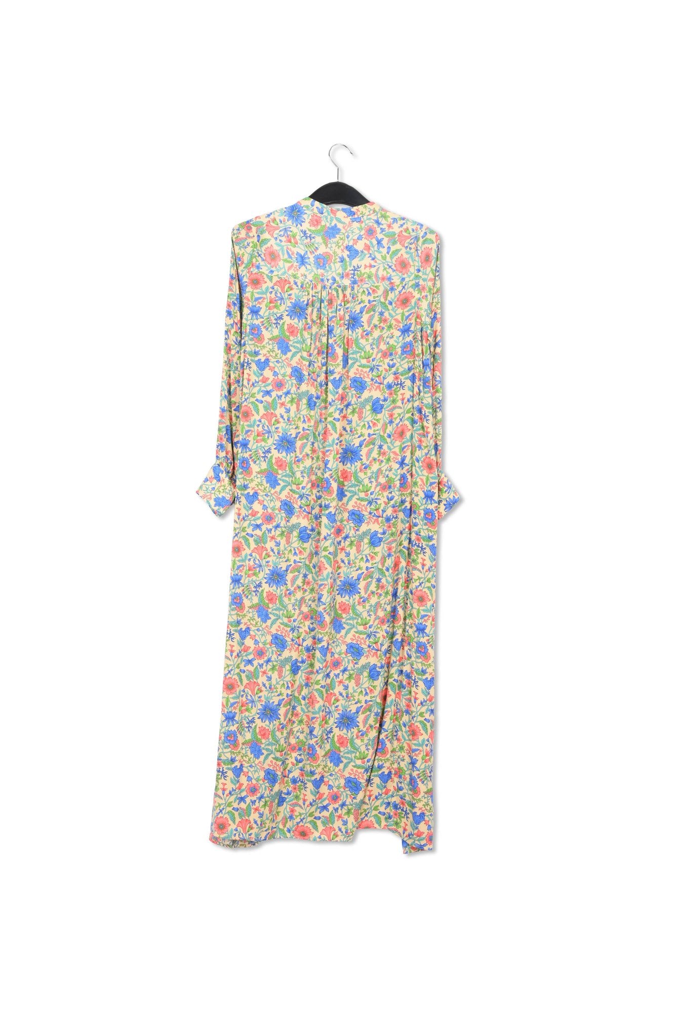 Cream floral-print shirt dress RE—SSENTIEL | Essentiel second hand