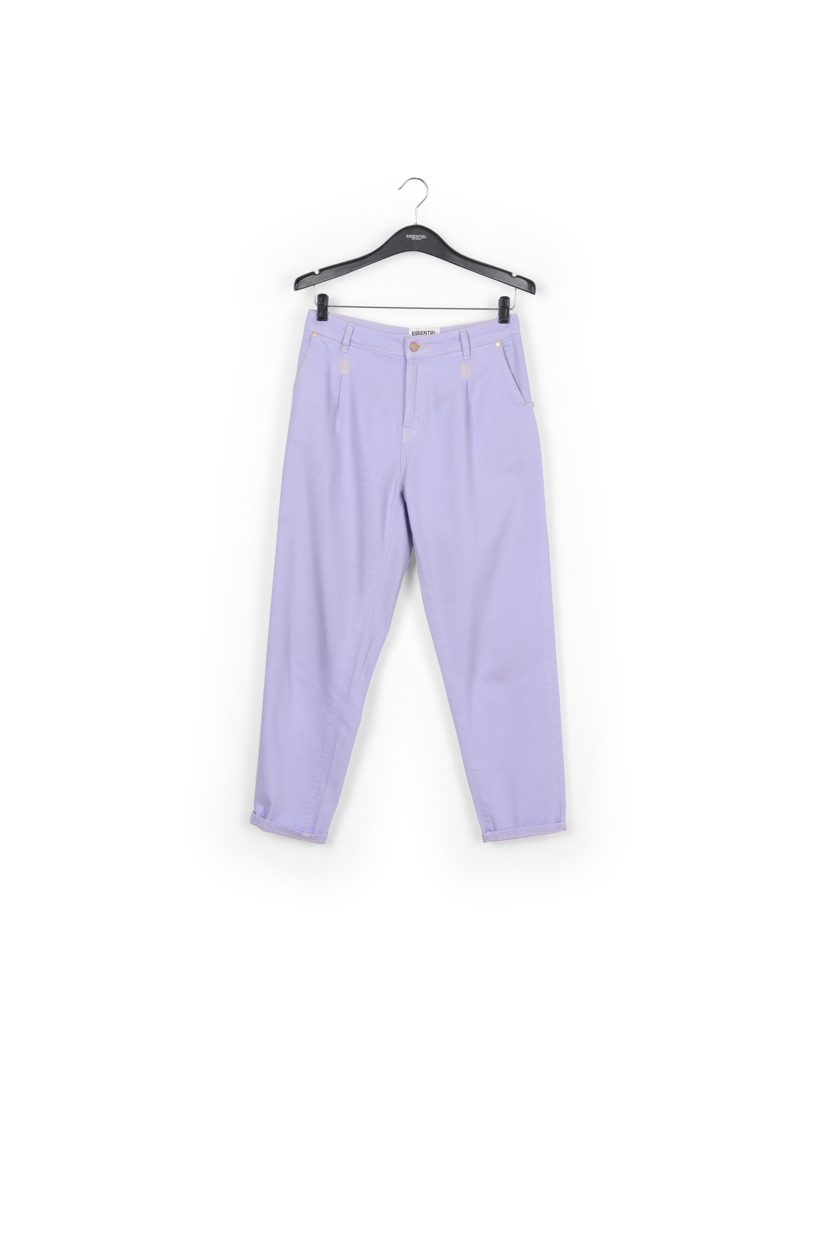 Jean fuselé écru à taille haute RE—SSENTIEL | Essentiel second hand