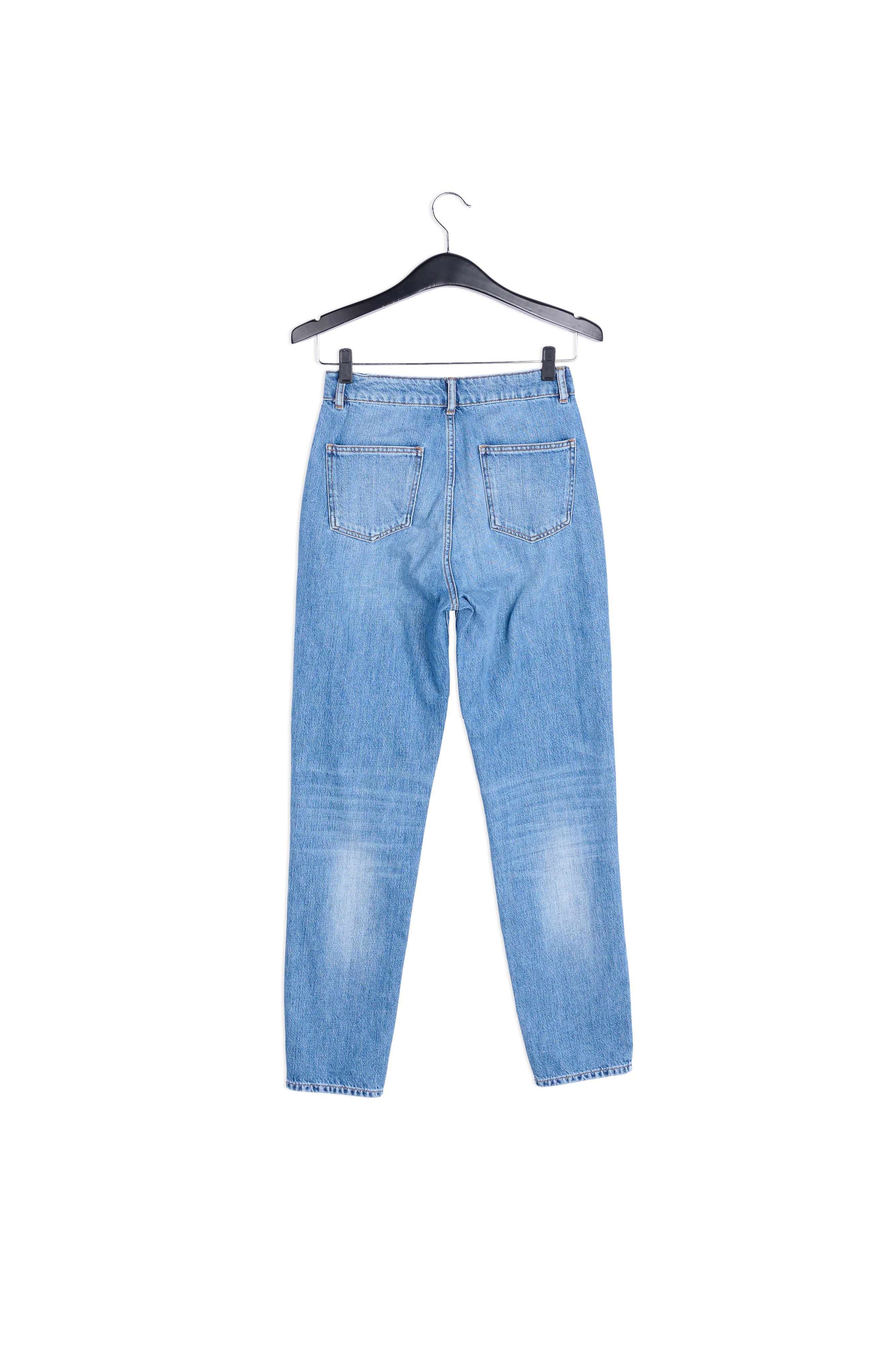 Loose-fit distressed blue jeans RE—SSENTIEL | Essentiel second hand