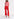 Pantalon rouge en tricot structuré Faume - seconde main