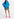 Dark green and blue floral-jacquard mini skirt Faume - seconde main