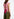 Vintage pink sleeveless knitted top with check motif Faume - seconde main