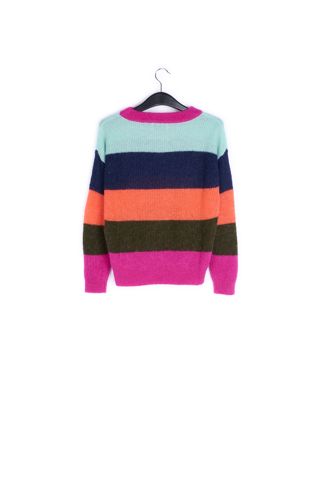 Multicolored striped knit sweater RE—SSENTIEL | Essentiel second hand