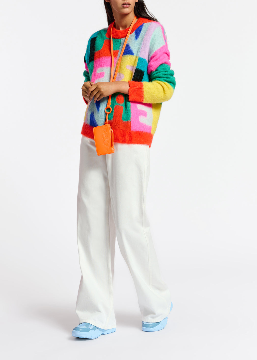 Pull en intarsia multicolore RE—SSENTIEL | Essentiel second hand