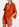 Orange boxy loose-fit knitted top Faume - seconde main