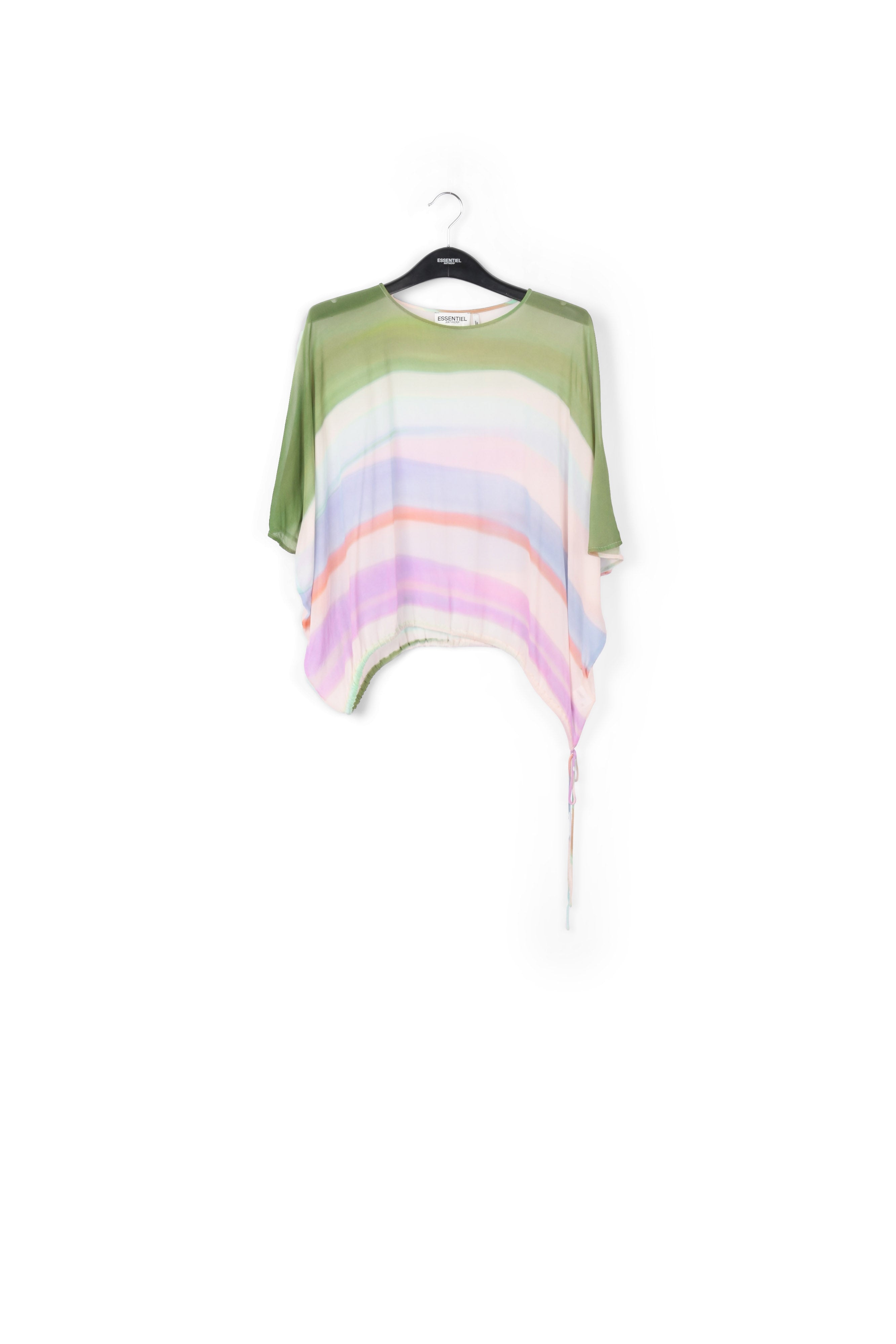 Multicolor voluminous sheer top RE—SSENTIEL | Essentiel second hand