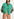 Teal sleeveless mohair-blend cardigan Faume - seconde main