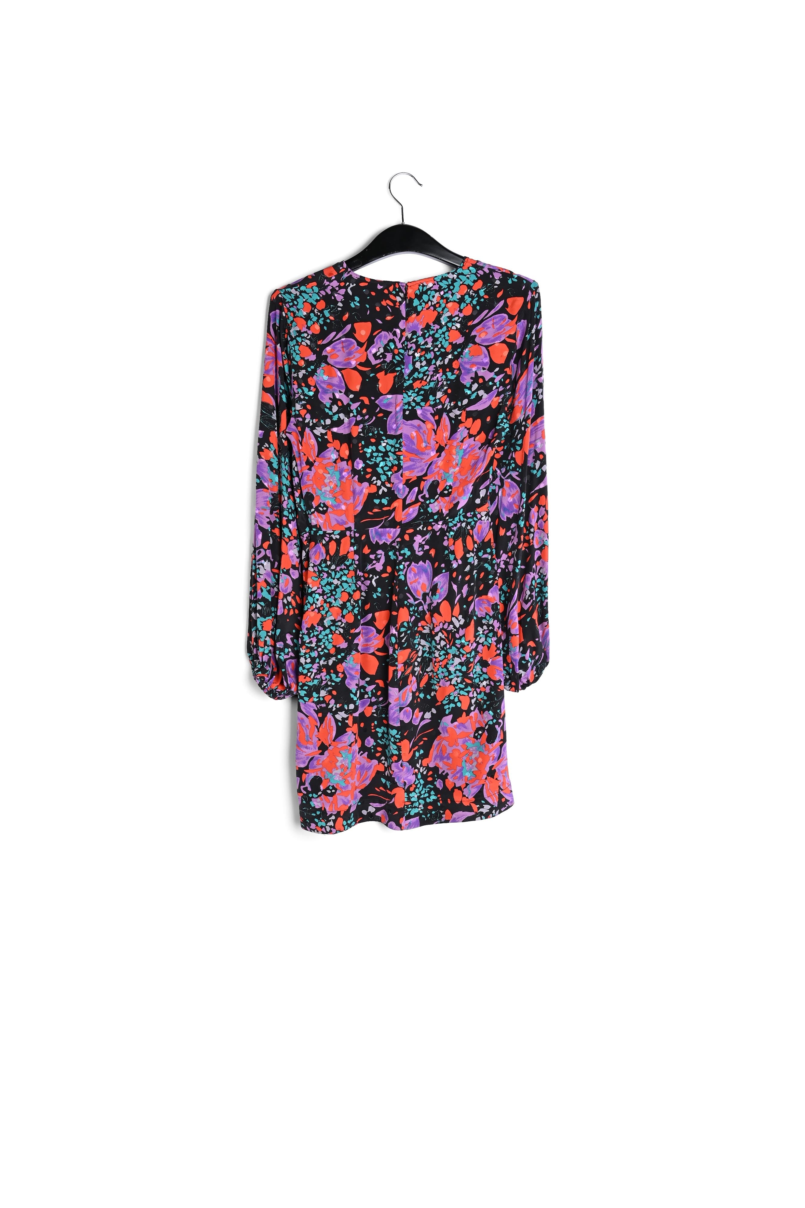 Mini-robe noire en jacquard de soie RE—SSENTIEL | Essentiel second hand